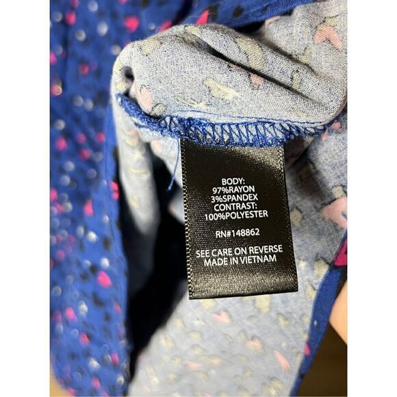 Torrid Mini Challis Zip Front Shirt Dress Size 0 - Picture 7 of 9